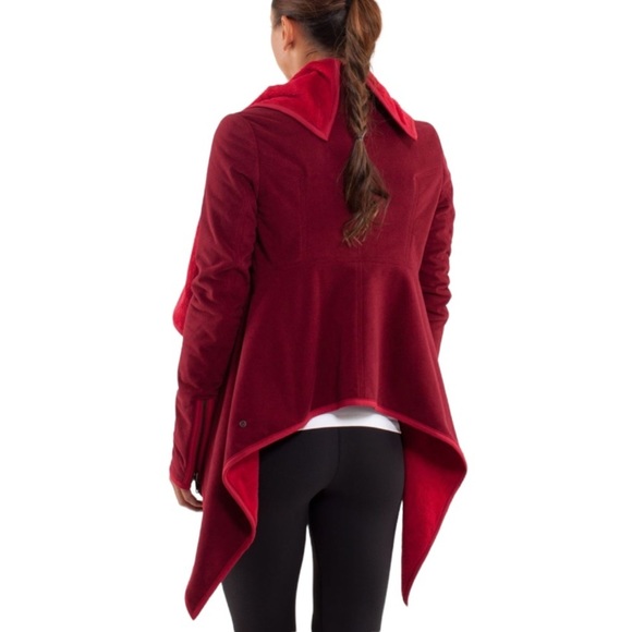 Lululemon Presence of Mind Jacket Red Cranberry - Picture 4 of 13